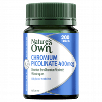 Natures Own Chromium Picolinate 400mcg 200 Tablets