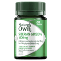 Natures Own Siberian Ginseng 1000mg 60 Tablets