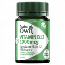 Natures Own Vitamin B12 1000mcg 60 Tablets