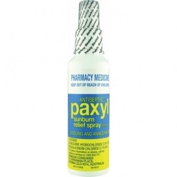 Paxyl Sunburn Spray 125ml 9300655045618
