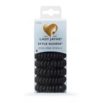 Lady Jayne Style Guards Black Kink Free Spirals 8 Pack