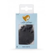 Lady Jayne Dark Brown Bun Nets 3 Pack