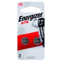 Energizer Miniature Alkaline A76 Batteries 1.5V 2 Pack