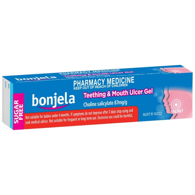Teething Relief Sore Gums Bonjela Babies Under Months Bonjela