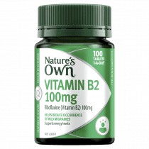 Natures Own Vitamin B2 100mg 100 Tablets