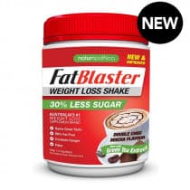 Naturopathica FatBlaster Shake 30% Less Sugar Double Choc Mocha 430g