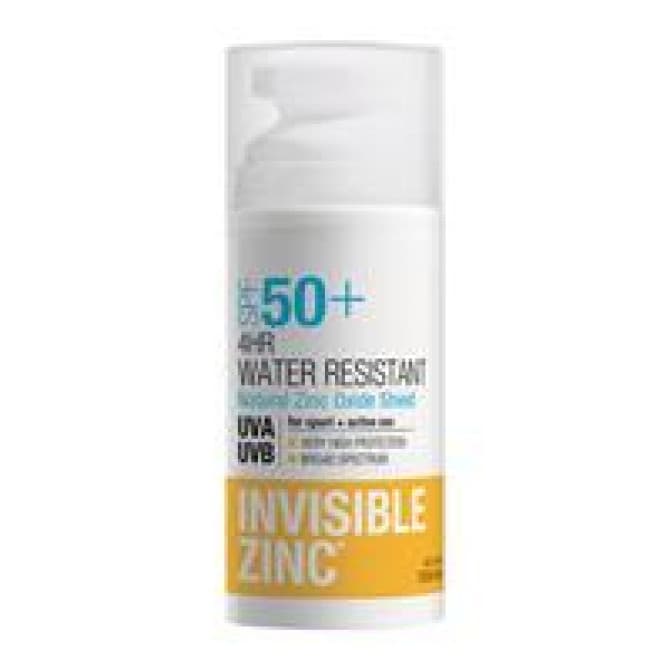 Buy Invisible Zinc Sunscreen Lotion Spf50+ 4hr Water Resistant 100ml