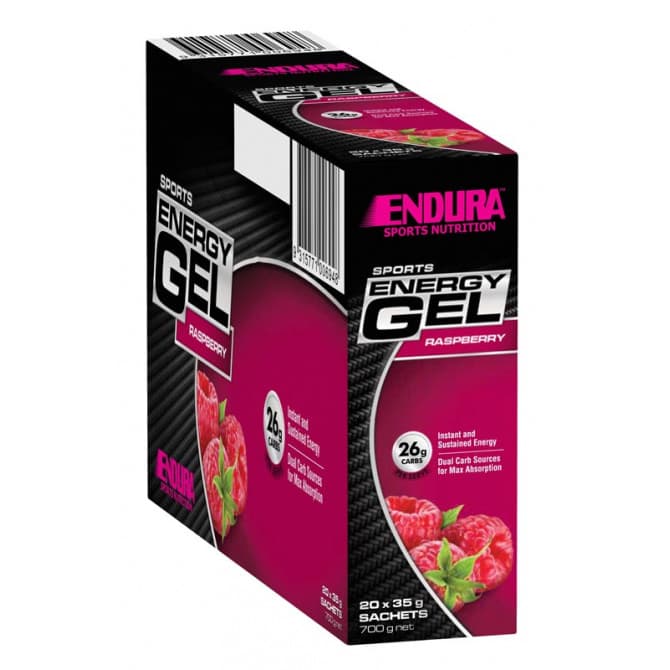 Buy Endura Sports Energy Gel Raspberry 35g 20 Pack Online Pharmacy Direct
