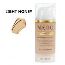Natio Flawless Foundation SPF 15 Light Honey 30ml