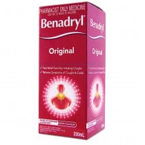 Benadryl Original Cough Medicine 200ml (S3)