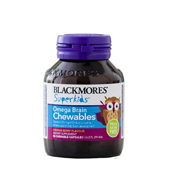 blackmores superkids omega brain 50 chewables