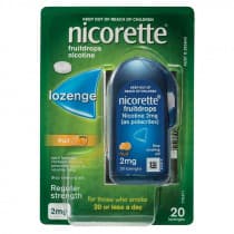 Nicorette Nicotine Lozenges Fruit 2mg 20 Lozenges