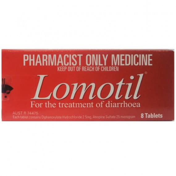 Lomotil 8 Tablets 2.5mg S3