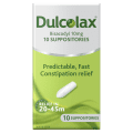 Dulcolax Laxative Suppositories 10mg 10 Pack