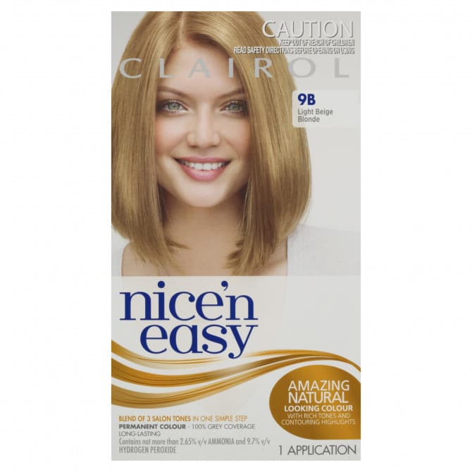 Clairol Nice N Easy 9b Light Beige Blonde 3614228806589