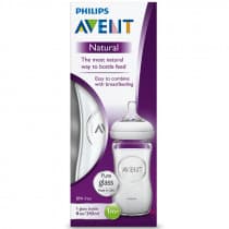 Avent Natural Glass Feeding Bottle 240ml 1 Pack