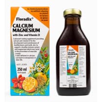 Floradix Calcium Magnesium with Zinc & Vitamin D 250ml
