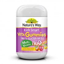 Natures Way Kids Smart Vita Gummies Sugarfree Multivitamins Trio 150 Pastilles