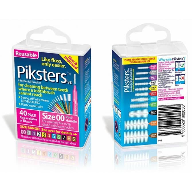 Buy Piksters Interdental Brush Size 00 Pink 40 Pack Online Pharmacy