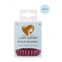 Lady Jayne Style Guards Kink Free Spirals Maroon 4 Pack