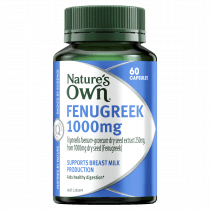 Natures Own Fenugreek 1000mg 60 Capsules