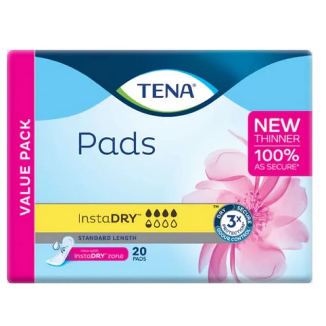 Buy Tena Pads InstaDRY Standard 20 Pack Online