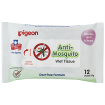 Pigeon Anti-Mosquito Wipes 12 Pack
