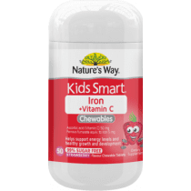 Natures Way Kids Smart Iron and Vitamin C Chewable 50 Tablets
