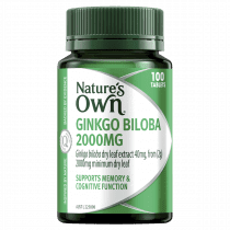 Natures Own Ginkgo Biloba 2000mg 100 Tablets