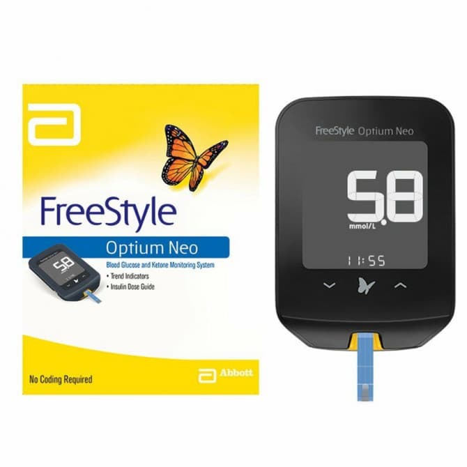 Abbott Freestyle Optium Neo Blood Glucose and Ketone Monitoring