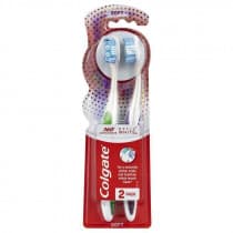 Colgate 360° Optic White Platinum Toothbrush Soft 2 Pack