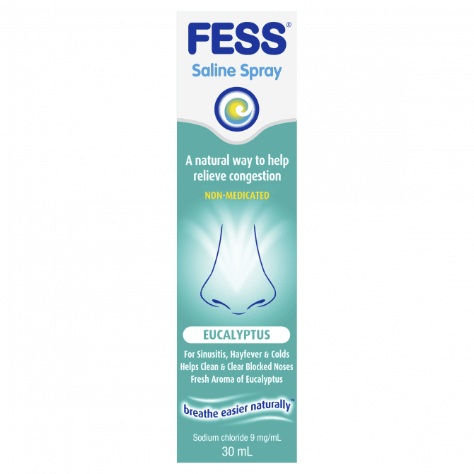 Buy Fess Eucalyptus Saline Nasal Spray 30ml Online Pharmacy Direct