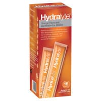 Hydralyte Electrolyte Ice Blocks Orange 16 x 62.5ml Packs