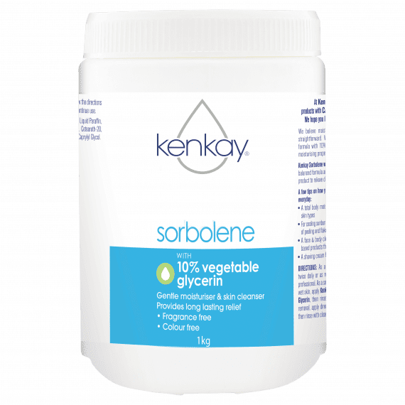 Kenkay Sorbolene With 10% Vegetable Glycerin Jar 1kg