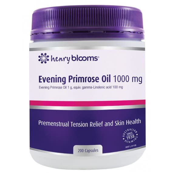 Henry Blooms Evening Primrose Oil 1000mg 200 Capsules