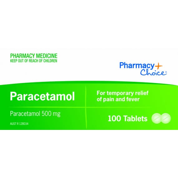 Pharmacy Choice Paracetamol 100 Tablets