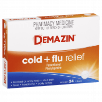 Demazin Cold and Flu Relief 24 Tablets