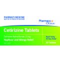 Pharmacy Choice Cetirizine Hayfever & Allergy 30 Tablets