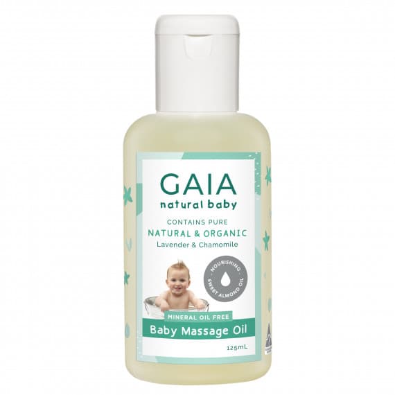 GAIA Natural Baby Massage Oil 125ml