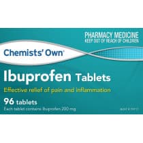 Chemists Own Ibuprofen 200mg 96 Tablets