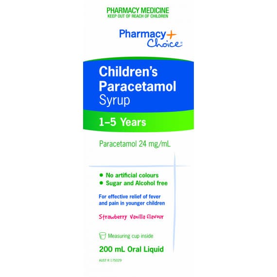 Pharmacy Choice Children Paracetamol 1 To 5 Years 200ml