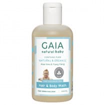 GAIA Natural Baby Hair & Body Wash 200ml