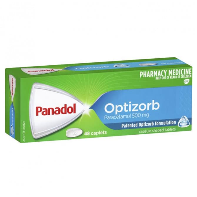 Buy Panadol Optizorb Formulation 48 Caplets Online | Pharmacy Direct