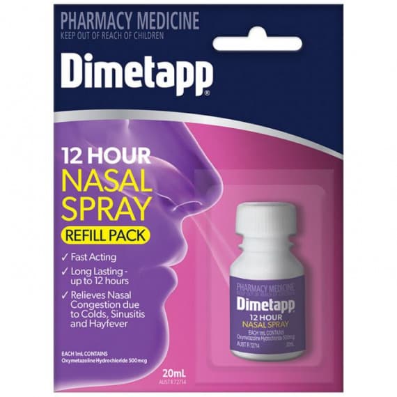 Buy Dimetapp 12 Hour Nasal Spray Refill 20ml Online