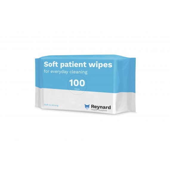 Reynard Soft Disposable Patient Wipes 100 Wipes