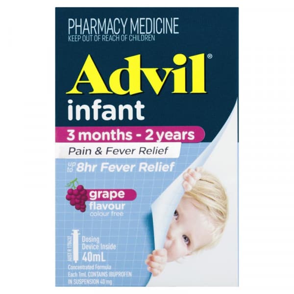 Buy Advil Infants Pain & Fever Relief Suspension 3 Months 2 Years