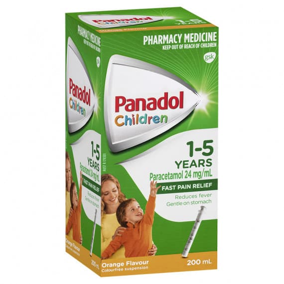 Panadol Children Suspension 1-5 Years Orange 200ml