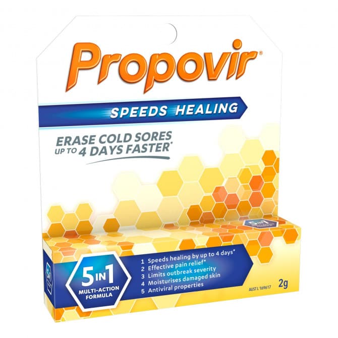 Buy Propovir Cold Sore Ointment 2g Online Pharmacy Direct