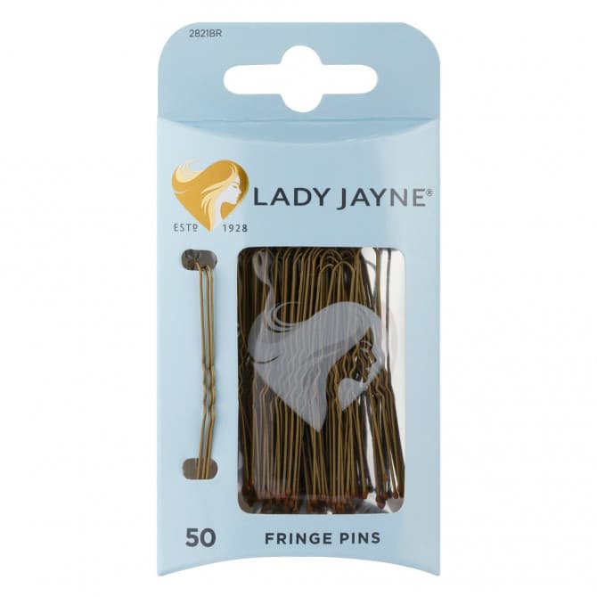 Buy Lady Jayne Brown Fringe Pins 5cm 50 Pack Online Pharmacy Direct