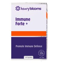 Henry Blooms Immune Forte + 60 Vegatarian Capsules